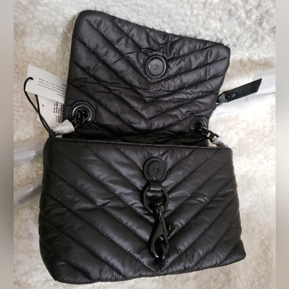 Rebecca Minkoff Edie Quilted Nylon Crossbody Bag - Picture 4 of 12